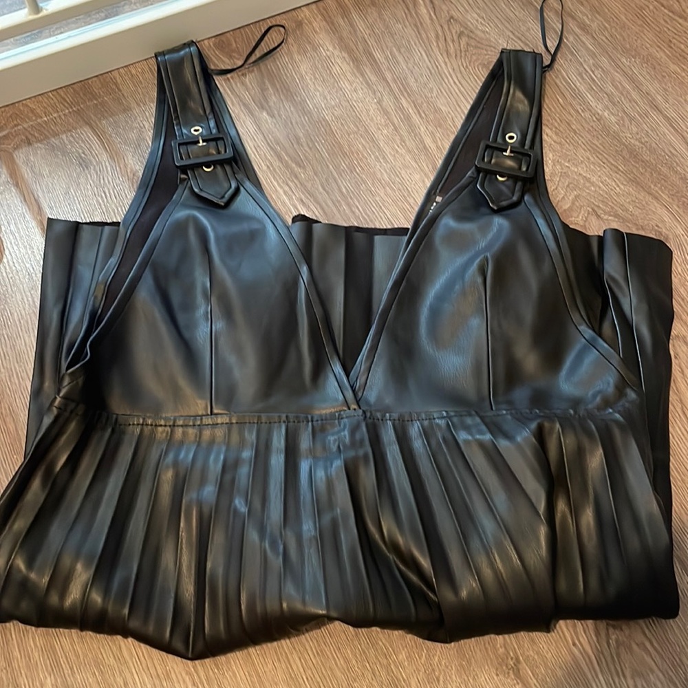 Zara leather dress